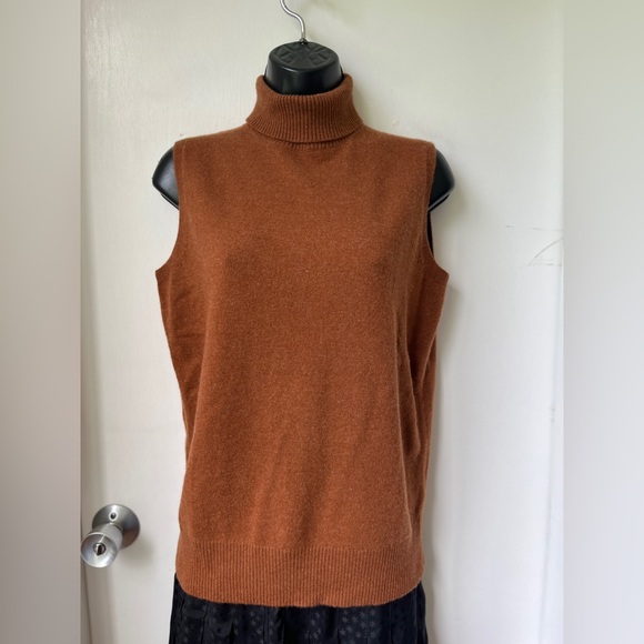 Lafayette 148 New York Cashmere Turtleneck top size M - Picture 6 of 12